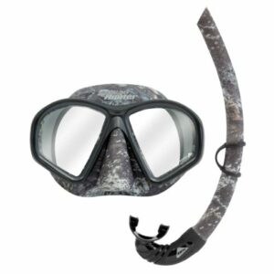 Ocean Hunter Phantom Camo Set Mask Snorkel - Diversworld Spearfishing Scuba Diving Snorkelling Cairns Australia