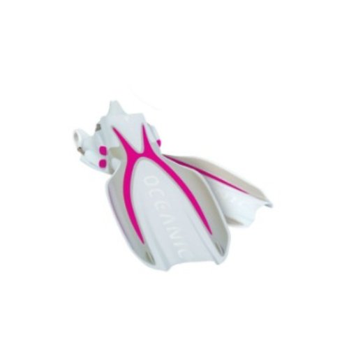 Oceanic Manta Ray Fins - Diversworld Spearfishing Scuba Diving Snorkelling Cairns Australia - White pink
