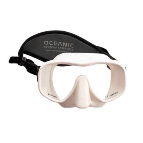 Oceanic Shadow Mask Mini White - Diversworld Spearfishing Scuba Diving Freediving Gear Australia Cairns