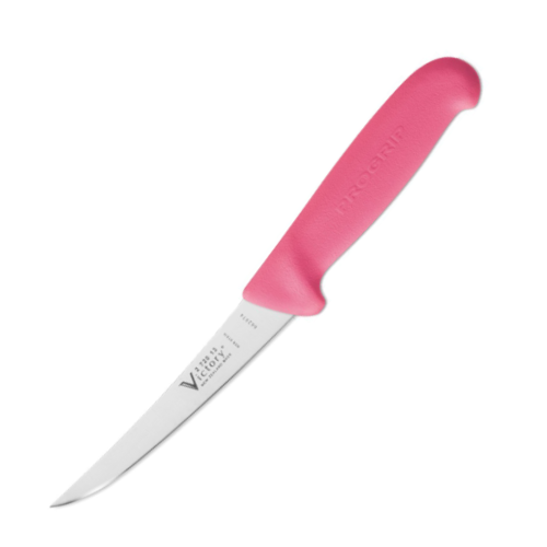 Victory Straight Boning Utility Knife 13cm Pink Handle