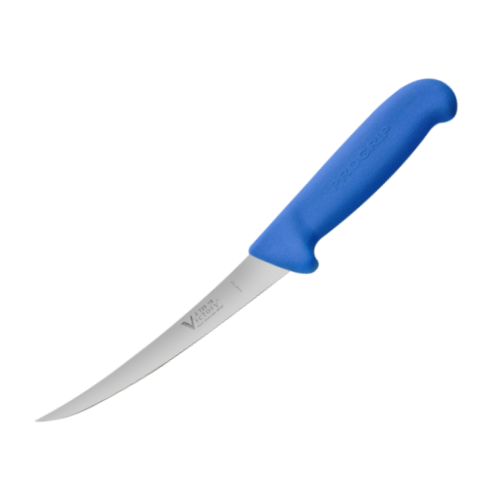 victory-15cm-flexi-boning knife curved filleting blue handle