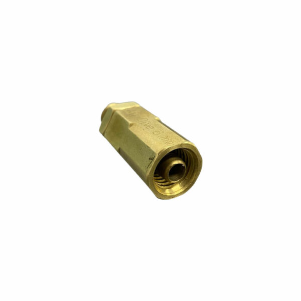 8mm Brass Hose End 1 - Diversworld Commercial Scuba Diving Online Store