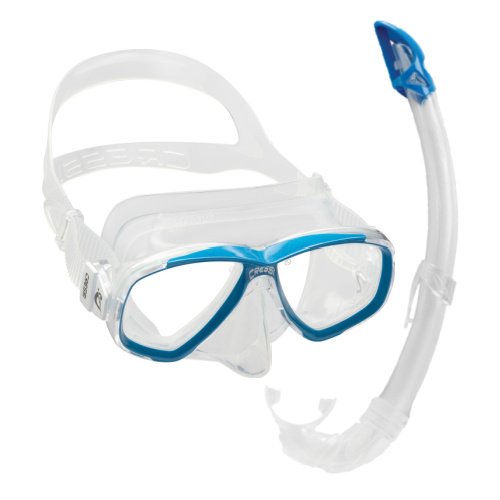 Cressi Perla Mask Snorkel Set Blue