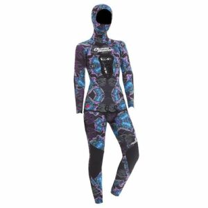 Spearfishing Wetsuits, Camo, Open Cell, Two Piece