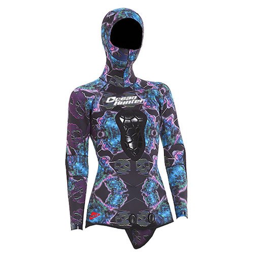 Ocean Hunter Artemis Wetsuit Top Camouflage - Diversworld Spearfishing Scuba Diving Equipment Commercial Dive Gear Shop Cairns Australia