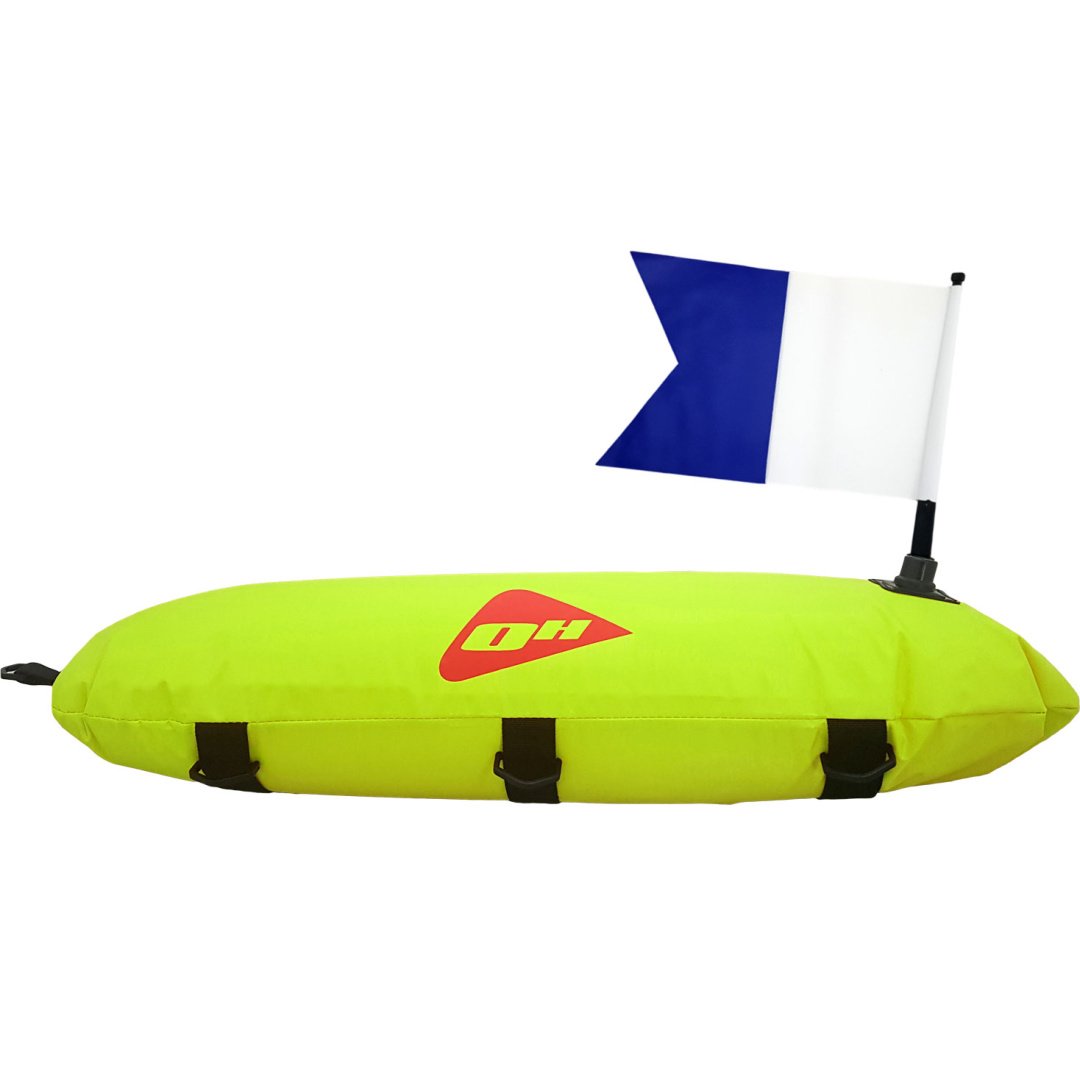 Ocean Hunter Inflatable Float w Flag - Spearfishing - Diversworld Online Shop Cairns Australia