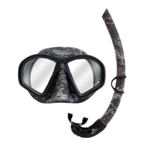 Ocean Hunter Phantom Camo Set Mask Snorkel - Diversworld Spearfishing Cairns