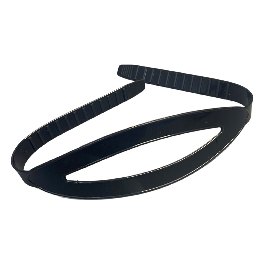 Ocean Pro Silicone Mask Strap - Black - Diversworld Cairns - Scuba