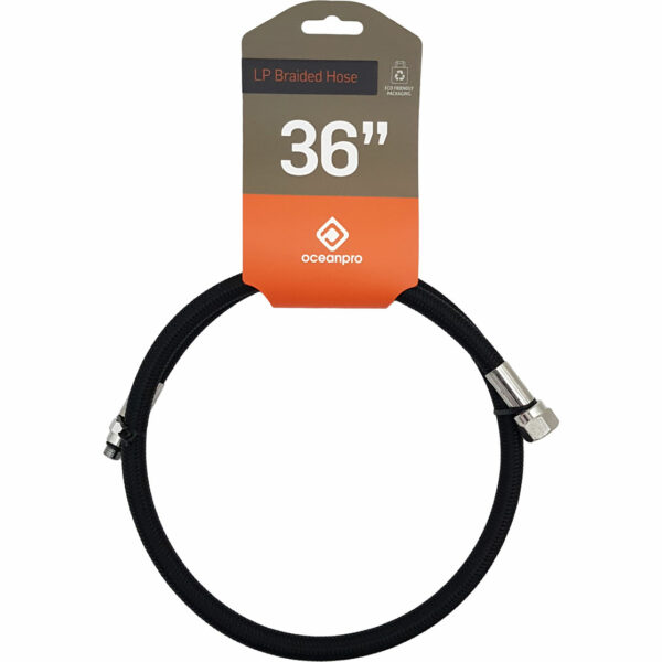 OceanPro LP Braided Hose 36 Black - Diversworld Cairns - Scuba - Commercial