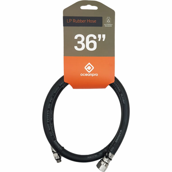 OceanPro LP Rubber Hose 36 Black - Diversworld Cairns - Scuba - Commercial