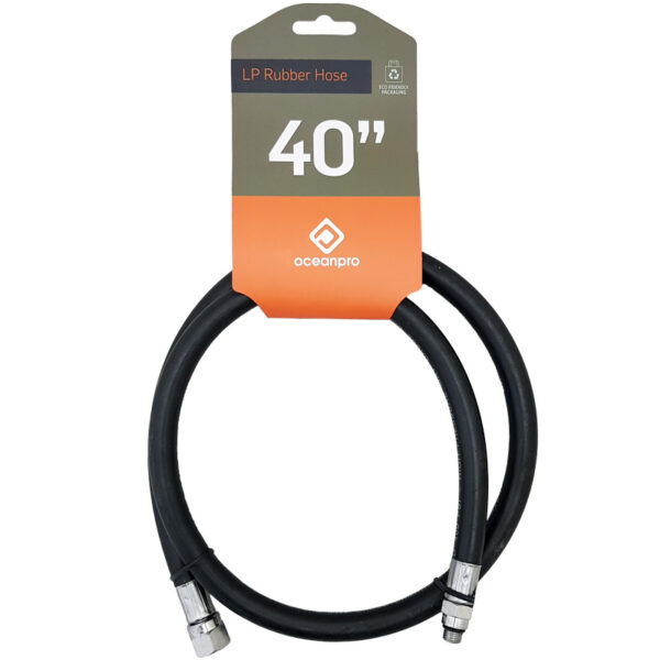 OceanPro LP Rubber Hose 40 Black - Diversworld Cairns - Scuba - Commercial