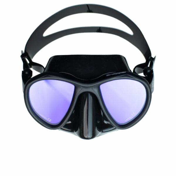 Rob Allen Snapper Tinted Mask Blue Black - Diversworld Spearfishing Online Store Cairns Australia