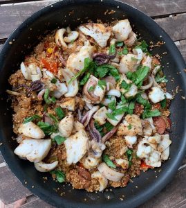 Seafood Paella with Quinoa by Matthew Parker