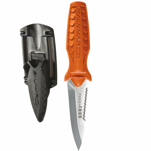 Salvimar Predathor Knife Orange - Diversworld - Spearfishing Scuba Gear Cairns