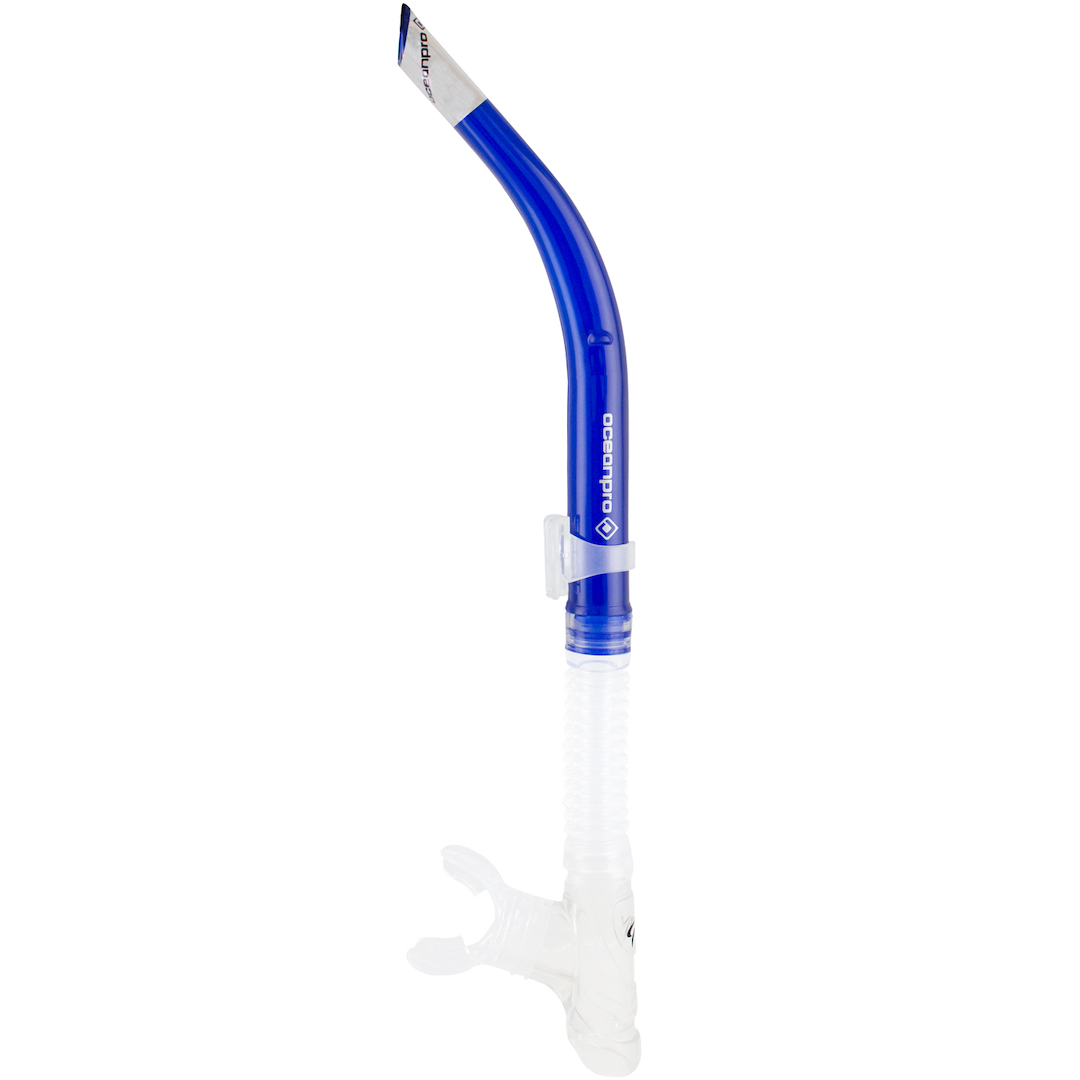 Ocean Pro Eclipse Snorkel Blue - Diversworld Scuba Diving Snorkelling Gear Online Store Cairns Australia