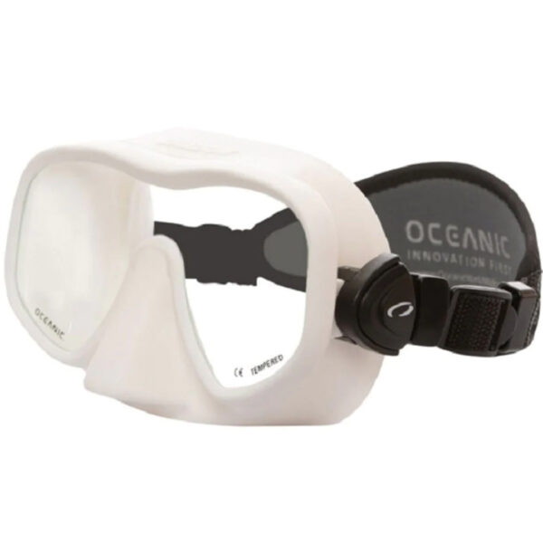 Oceanic Shadow Mask White with Strap - Diversworld - Spearfishing - Cairns - Australia copy