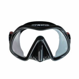Atomic Venom Frameless Mask Black - Diversworld - Scuba Diving Snorkeling Spearfishing Cairns