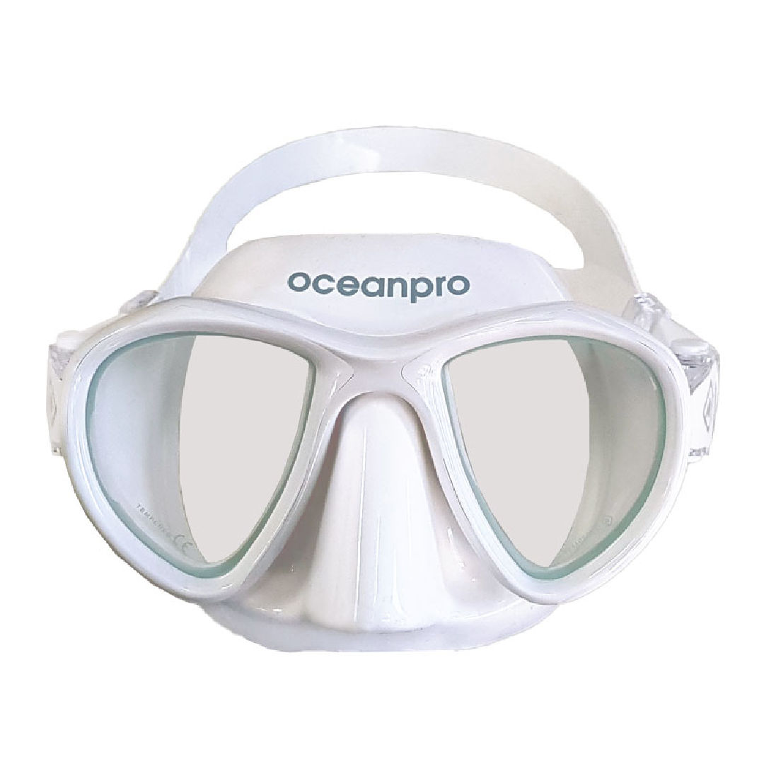 Ocean Pro Kiama Mask White - Diversworld Freediving Spearfishing Online Store