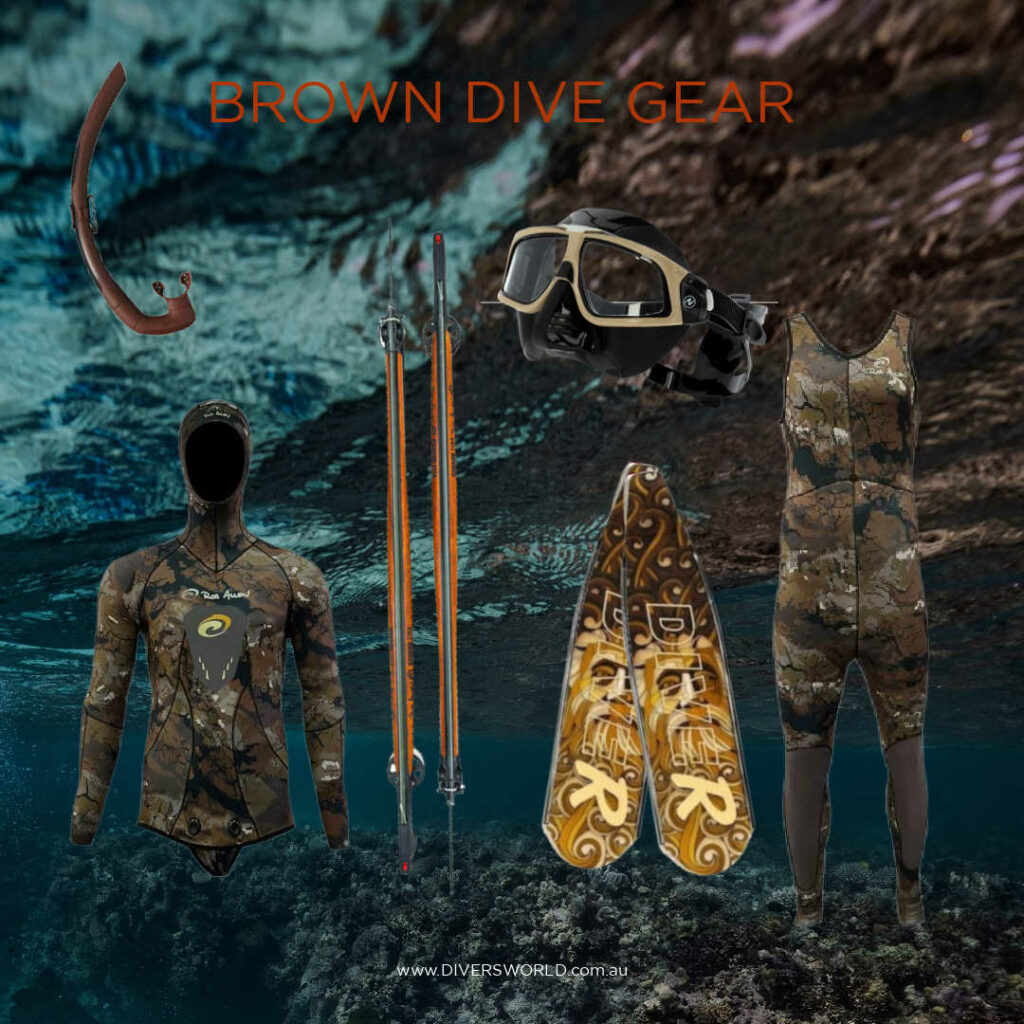 All Brown Dive Gear - Diversworld