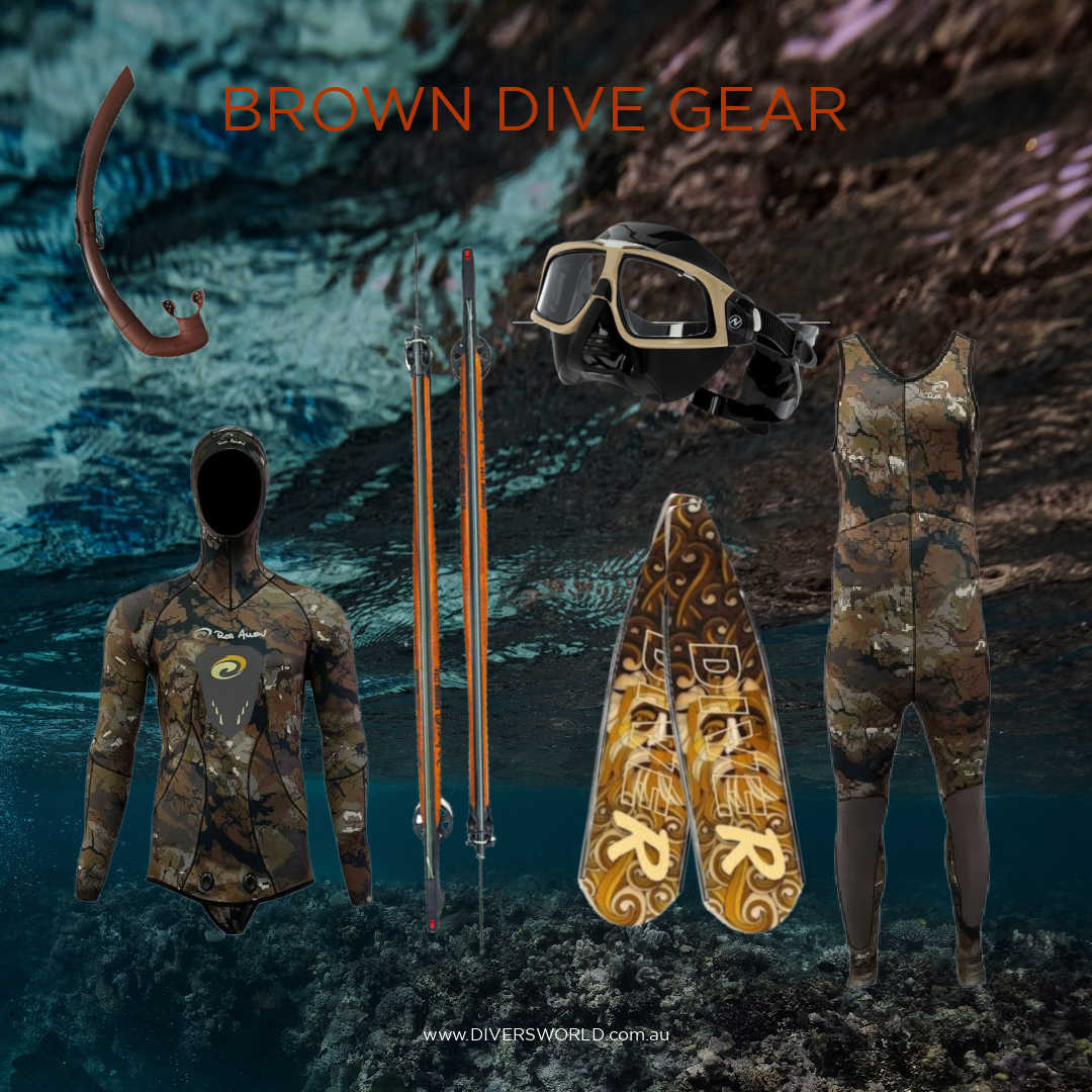 All Brown Dive Gear - Diversworld