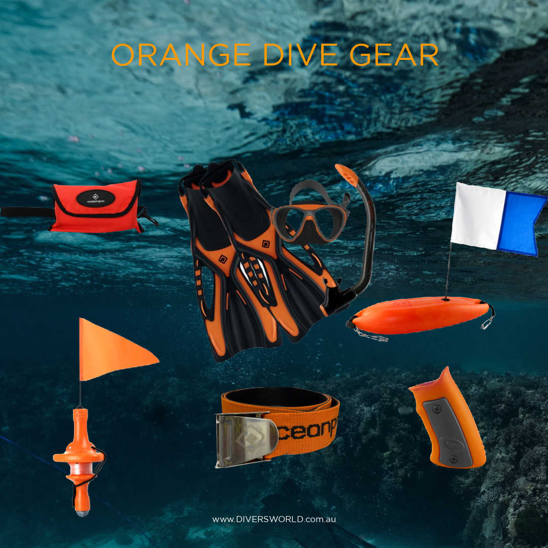 All Orange Dive Gear - Diversworld 1080x1080