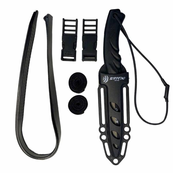 Cressi Torpedo 11BE Spearing Trim w sheath and straps - Diversworld Spearfishing Online Store Cairns - 1