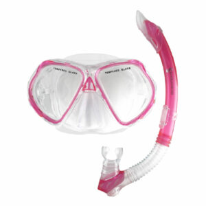 Ocean Pro Seahorse Mask & Snorkel Set Pink