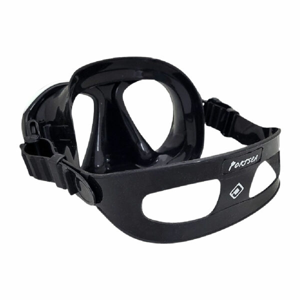 Ocean Pro Portsea Mask White - Back View - Diversworld Cairns - Australia