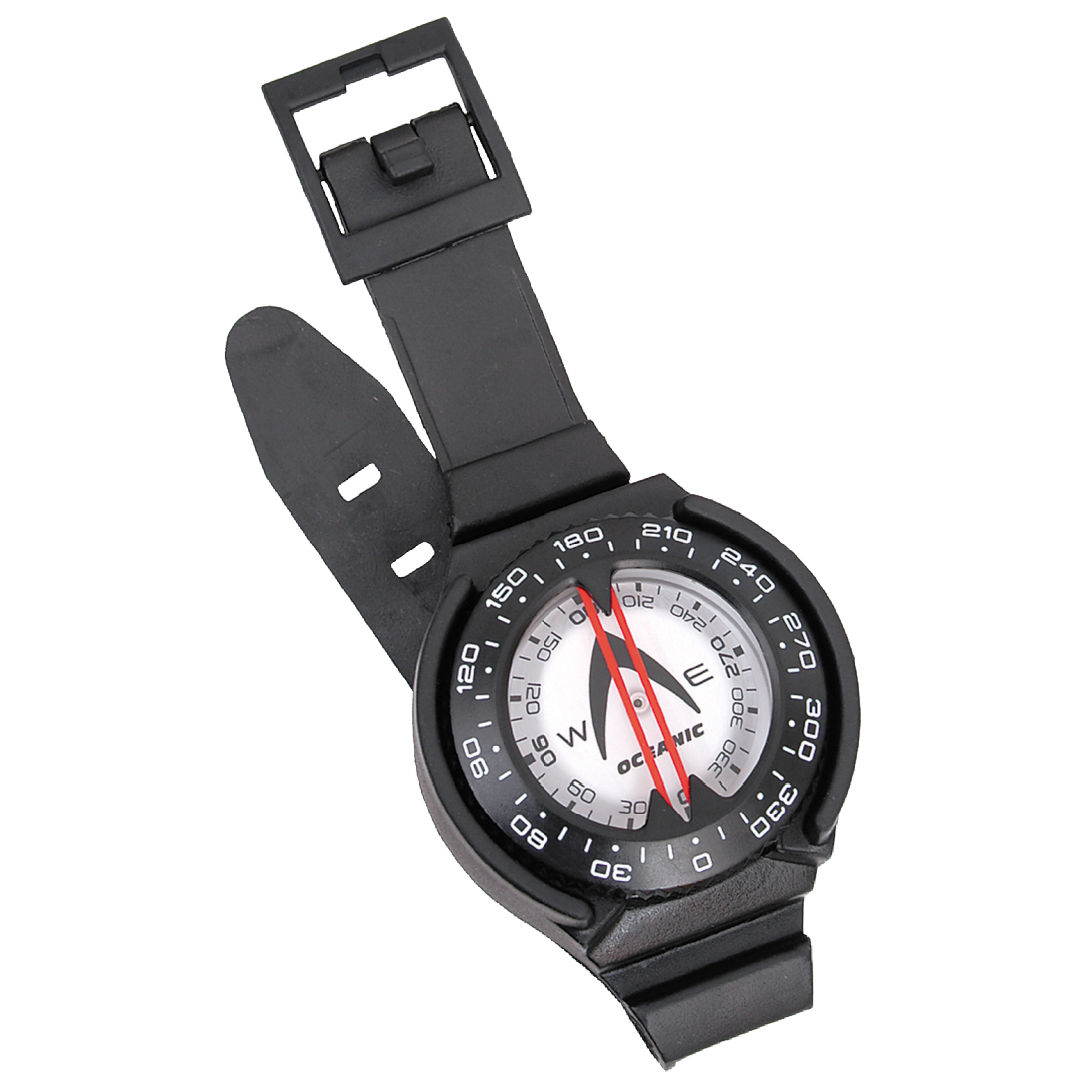 Oceanic Side Scan Wrist Compass - Front View - Diversworld Cairns - Scuba Diving Australia -