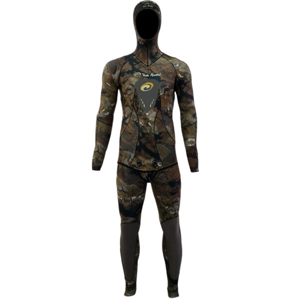 Rob Allen Open Cell 2 piece wetsuit front - Diversworld Spearfishing Cairns
