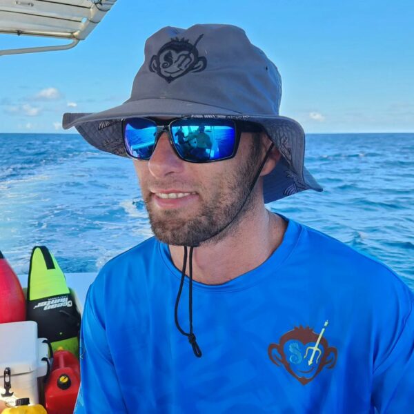 Salty Monkeys Bucket Hat Grey Woethi - Diversworld Cairns Online Store