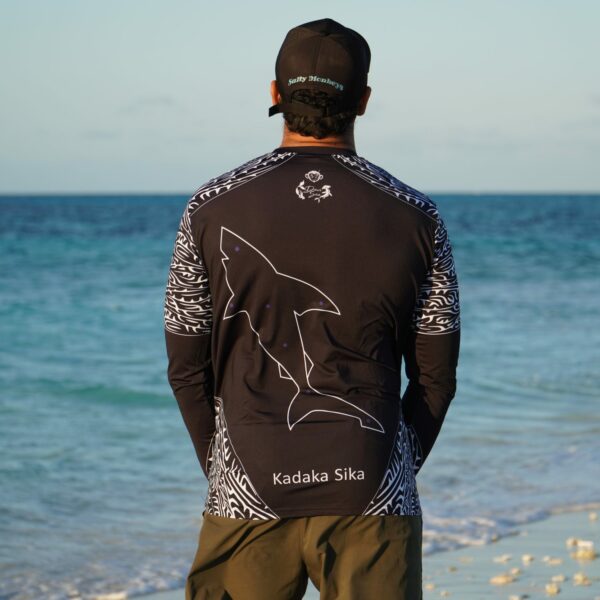 Salty Monkeys Long Sleeve - Baydhamaw Thitui - Back - Diversworld Spearfishing Cairns Australia