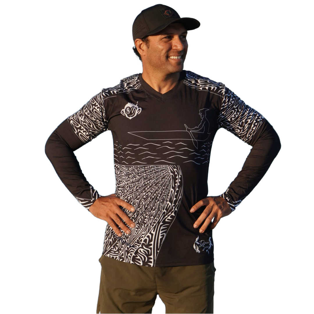 Salty Monkeys Long Sleeve - Baydhamaw Thitui - Diversworld Spearfishing Cairns Australia