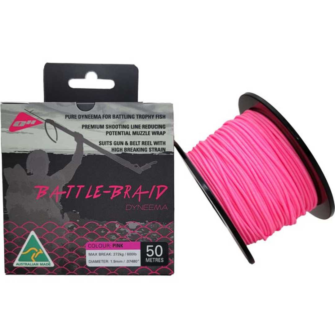 Ocean Hunter Battle-Braid Dyneema Pink