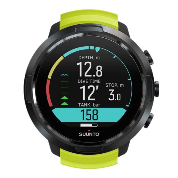 Suunto D5 Black Lime - Gauge - Dive Computer Freediving Scuba Diving Spearfishing - Diversworld Cairns Australia