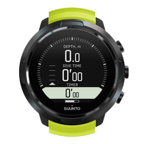 Suunto D5 Black Lime - Timer - Dive Computer Freediving Scuba Diving Spearfishing - Diversworld Online Australia