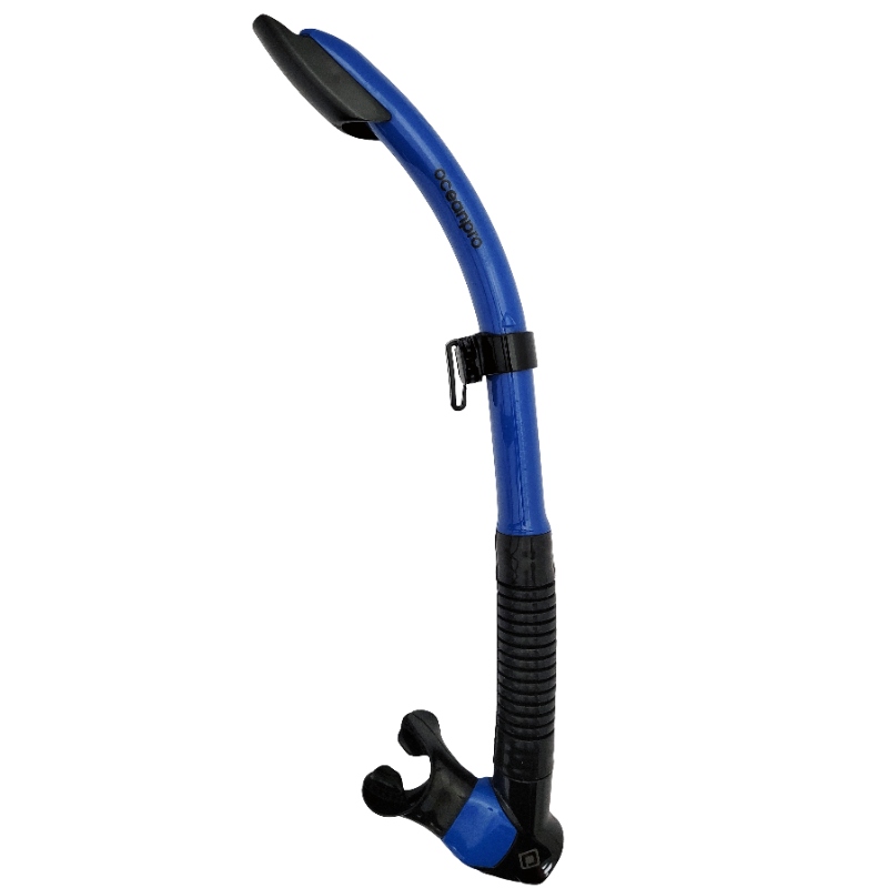 Oceanpro Typhoon SD Snorkel Blue - Diversworld Scuba Snorkelling Cairns Australia