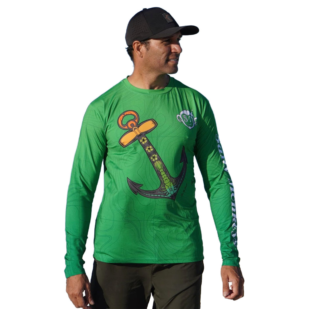 Salty Monkeys Long Sleeve Shirt Anchor Sea My Culture - Diversworld Spearfishing Cairns Australia- Diversworld Spearfishing Cairns Australia