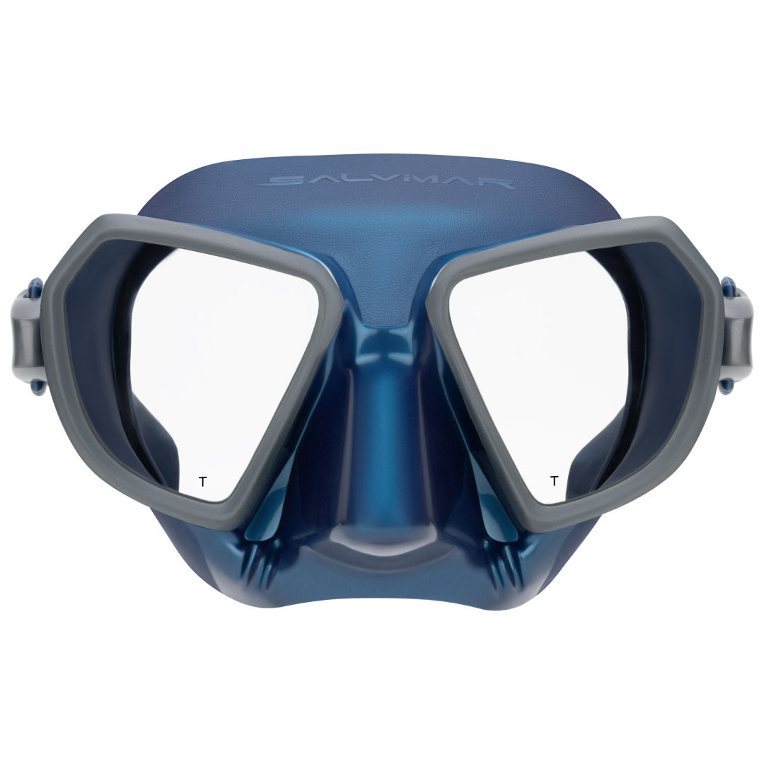 Salvimar Noah Mask Shining Blue - Diversworld Spearfishing Freediving Cairns Australia