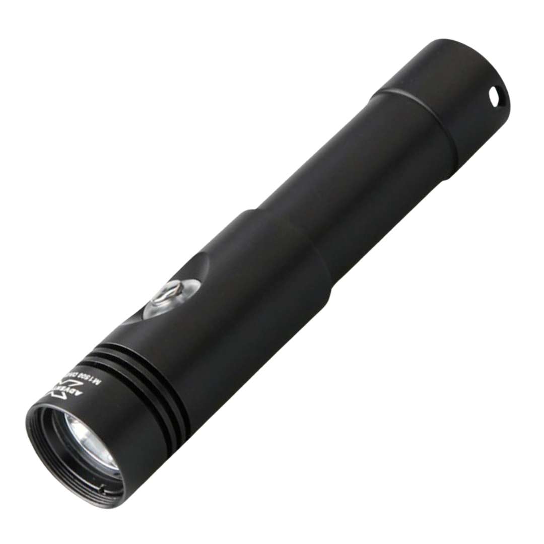 X-Adventurer M1500 Dive Torch Black - Diversworld Scuba Diving Gear