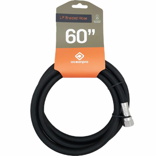 OceanPro LP Braided Hose 60 Black Diversworld Cairns Scuba Commercial