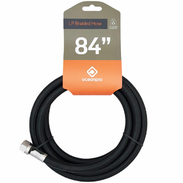 OceanPro LP Braided Hose 84 Black Diversworld Cairns Scuba Commercial