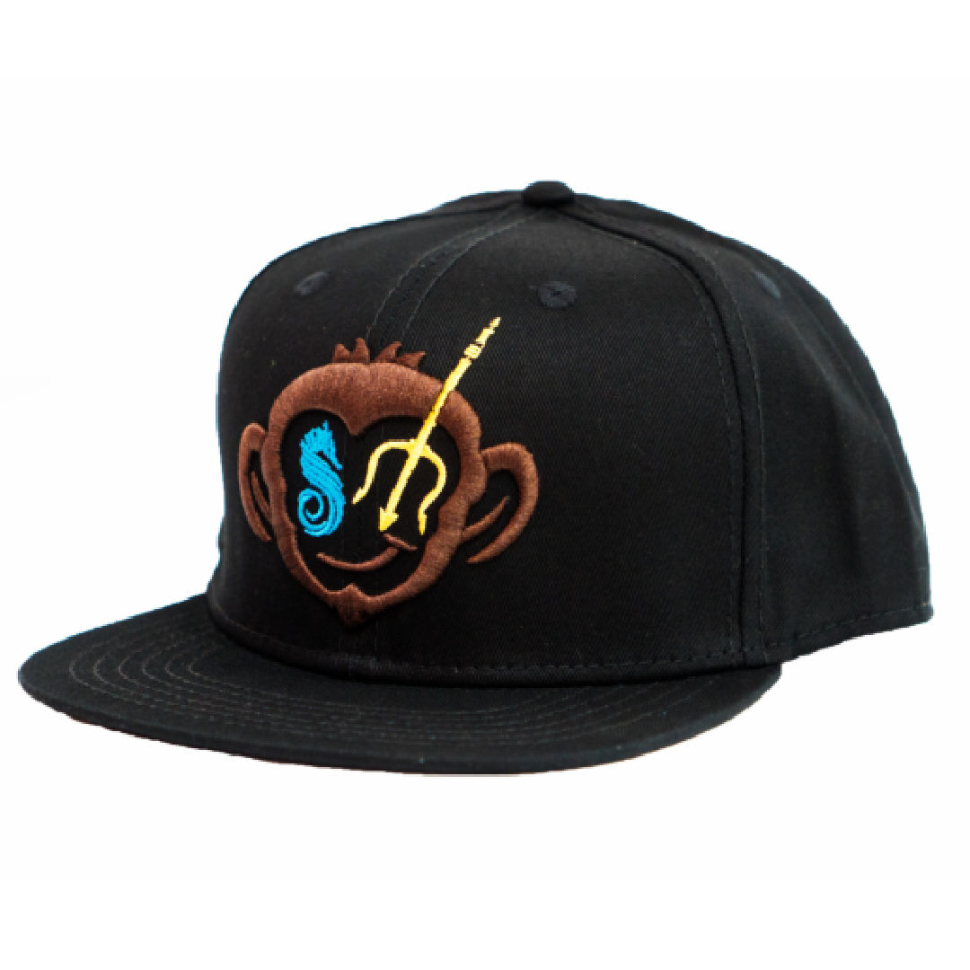 Salty Monkeys Snap Back Cap - Diversworld Spearfishing Cairns Australia