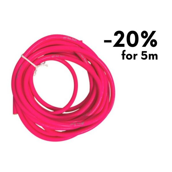 Rob Allen 16mm Pink Rubber 5m