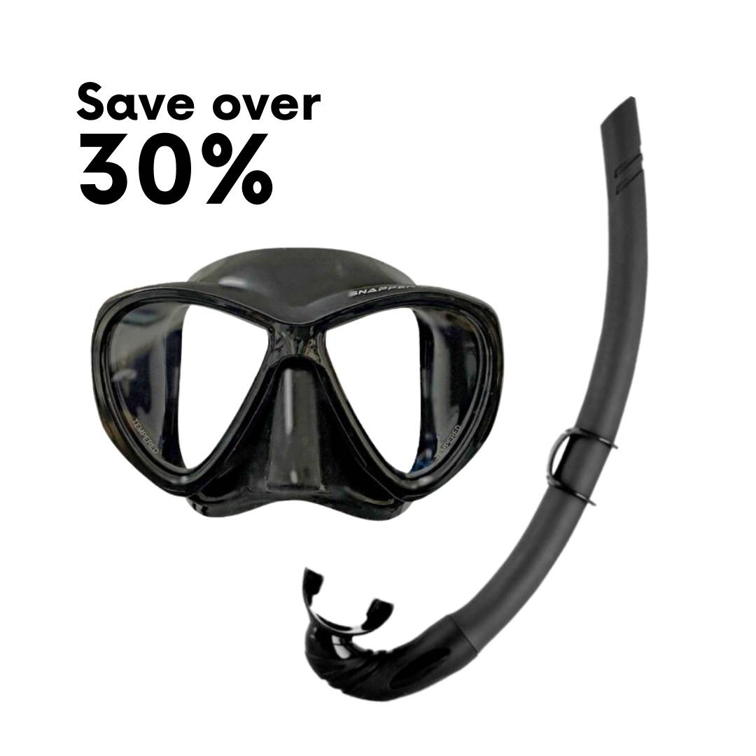 Rob Allen Snapper Evo Set Mask and Snorkel - Diversworld Spearfishing
