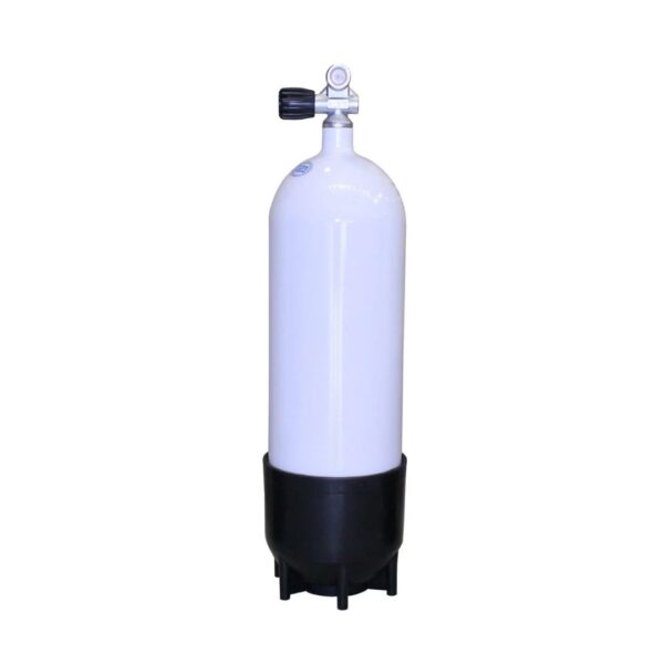 Faber 10.5l Steel Dive Cylinder with Valve - Diversworld Scuba Cairns Australia